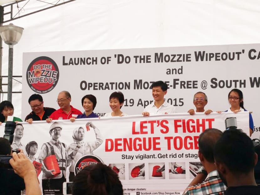 The 'Do the mozzie wipeout' campaign 2015 is launched today (April 19). Photo: Amanda Lee