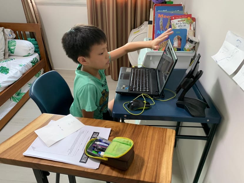 Parents play IT role as system glitches mar first day of home-based learning for primary schools