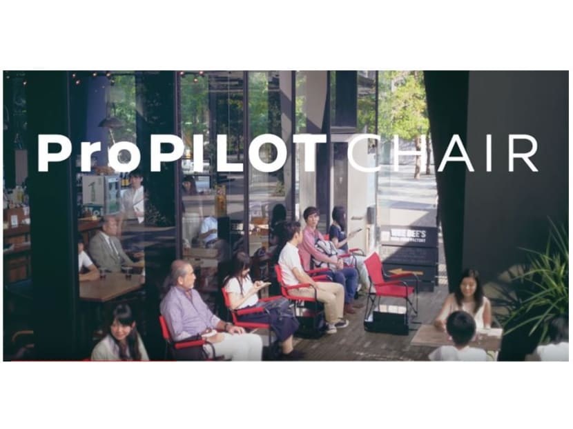 Nissan's new automated chair, called the ProPILOT Chair. Screenshot from Nissan's Youtube page.