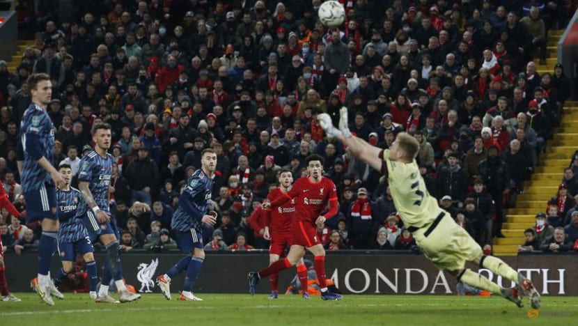 Liverpool frustrated by 10-man Arsenal in League Cup semi stalemate