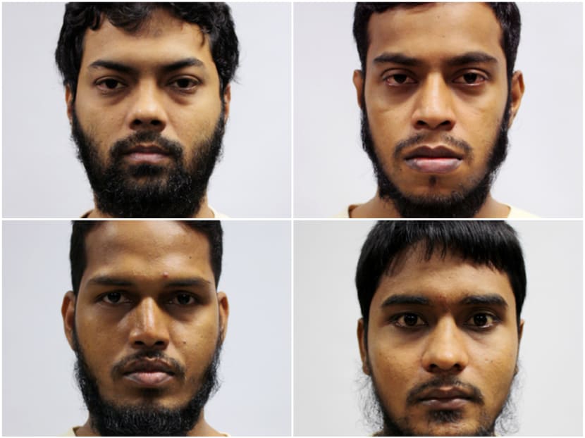 Clockwise from top left: Rahman Mizanur, Miah Rubel,Sohel Hawlader Ismail Hawlader and Md Jabath Kysar Haje Norul Islam Sowdagar. Photos: MHA