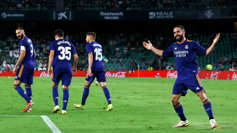 Football: Carvajal volley gives Real Madrid second win of season Football: Carvajal volley gives Real Madrid second win of season