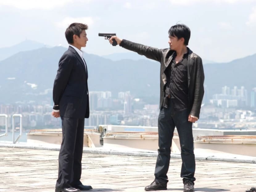 A scene from Infernal Affairs, a hit Hong Kong crime thriller released in 2002.