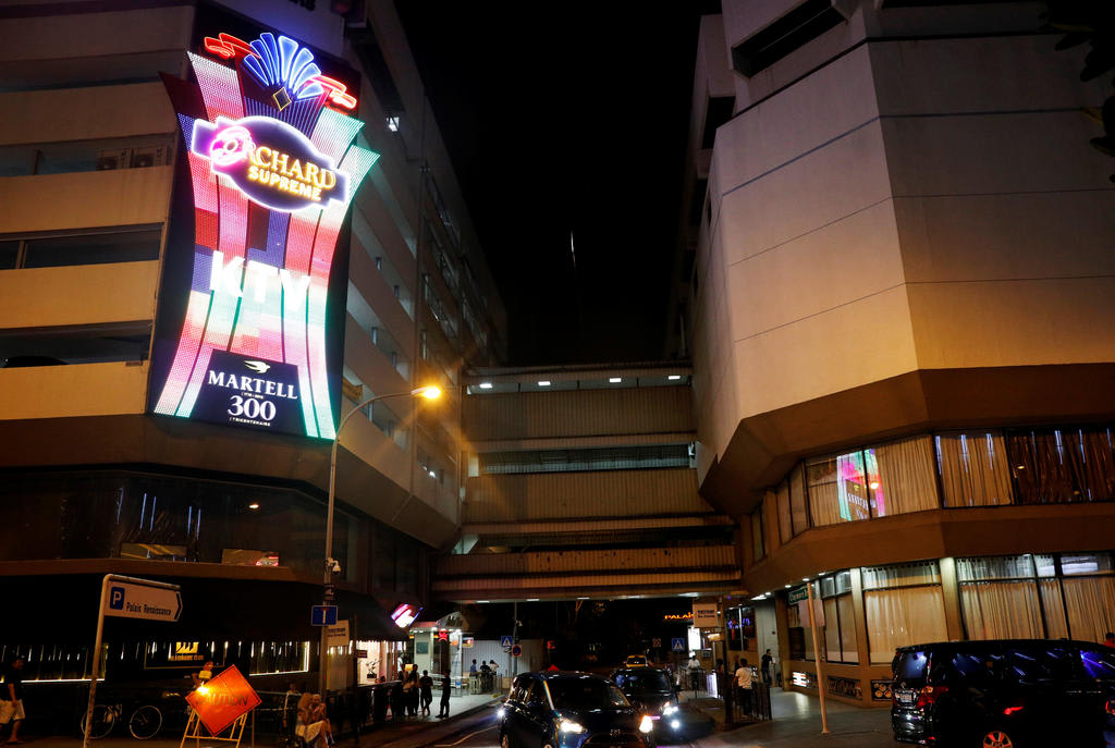 A view of the Orchard Towers in Singapore. A view of the Orchard Towers in Singapore.