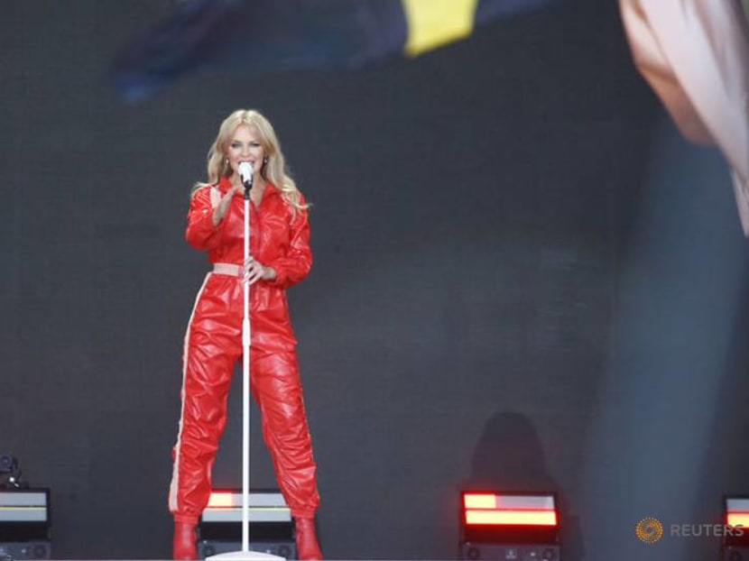 Kylie Minogue performs at Glastonbury 14 years after cancelling due to breast cancer Kylie Minogue performs at Glastonbury 14 years after cancelling due to breast cancer