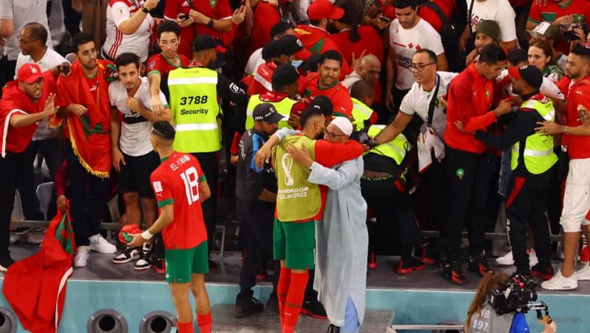 Morocco's Atlas Lions march on at World Cup with help of 'Red Army' Morocco's Atlas Lions march on at World Cup with help of 'Red Army'