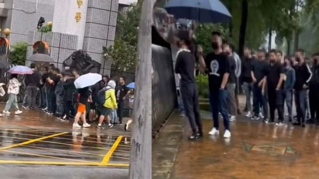 台湾少女网上与人起冲突 母亲找一群黑衣人接她放学