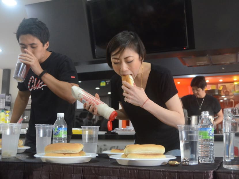 Local competitive eater Sarah Ow doesn’t like to waste food