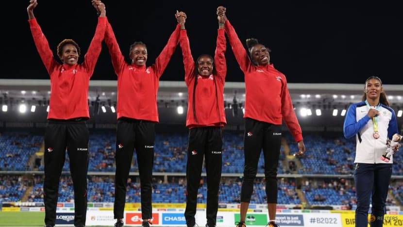Games-Canada win women's 4x400m relay gold after England are disqualified Games-Canada win women's 4x400m relay gold after England are disqualified