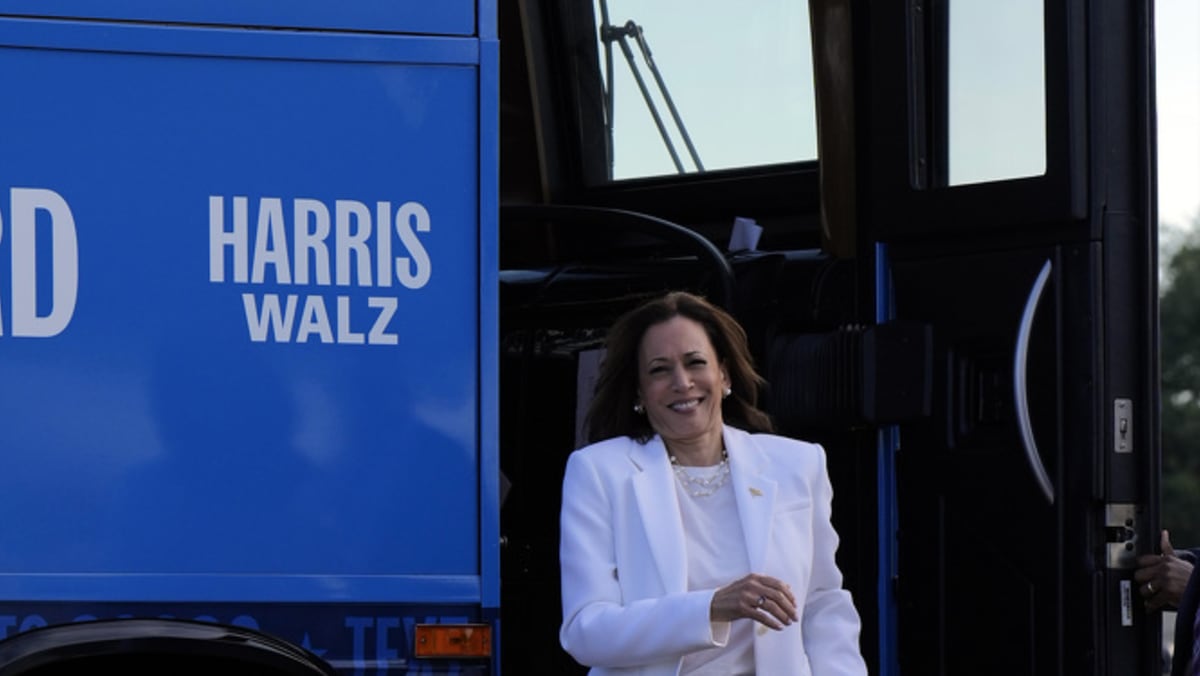 Harris says in first interview US ready to move on from Trump