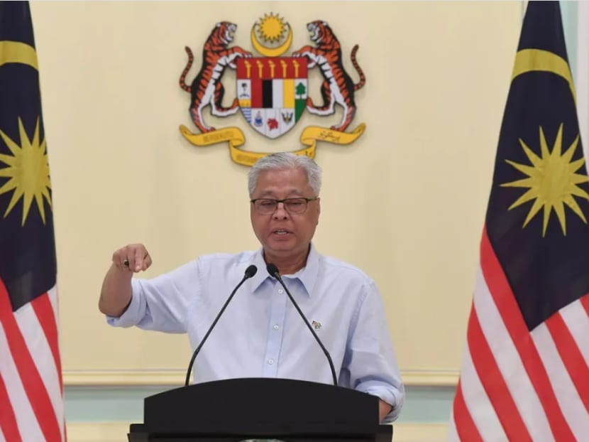 Senior Minister Datuk Seri Ismail Sabri Yaakob during a press conference at the Perdana Putra building in Kuala Lumpur October 3, 2020.