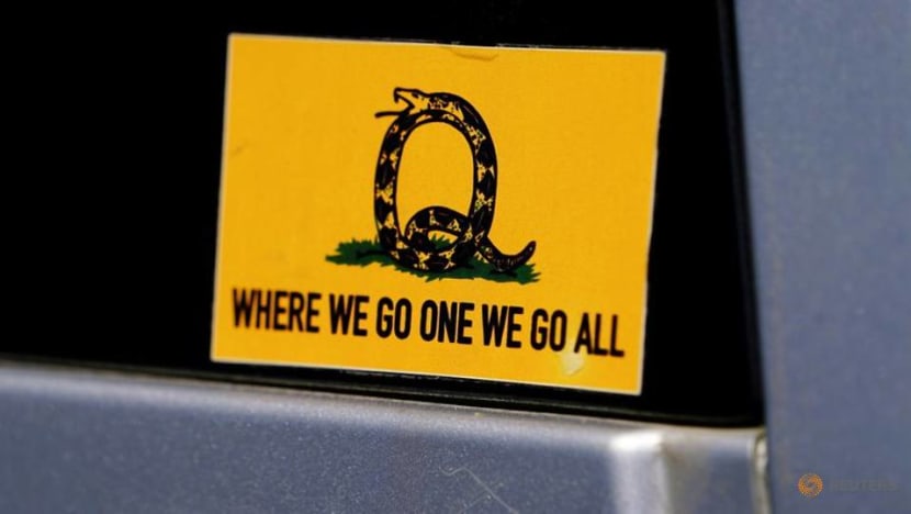 QAnon slogans disappearing from mainstream sites, say researchers QAnon slogans disappearing from mainstream sites, say researchers