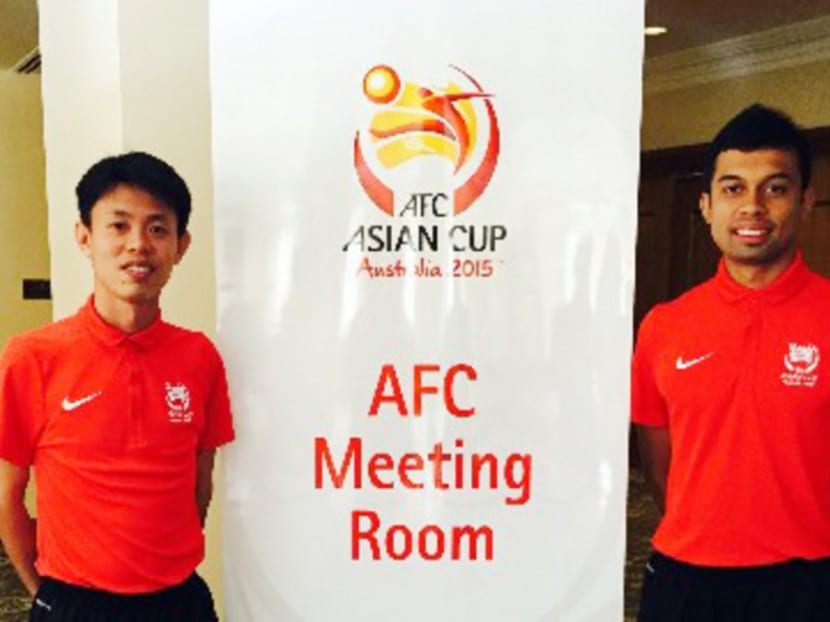 Both Taqi (right) and Goh will be in India from Dec 7 to 15 to officiate up to four matches in the ISL. Photo: FAS