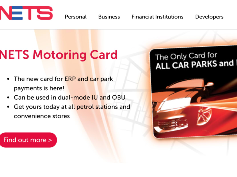 The new NETS Motoring Card on the NETS website. The new NETS Motoring Card on the NETS website.