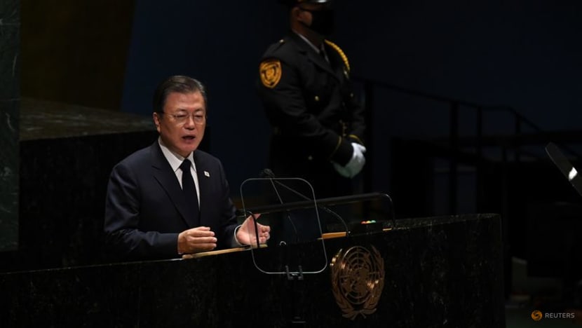South Korean leader repeats call for declaration to end Korean War South Korean leader repeats call for declaration to end Korean War