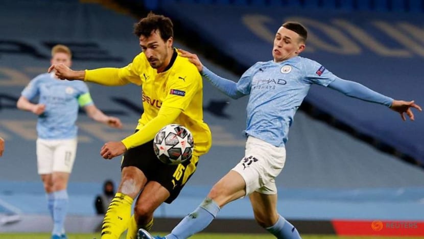 Football: Man City edge Dortmund with last-gasp Foden winner Football: Man City edge Dortmund with last-gasp Foden winner
