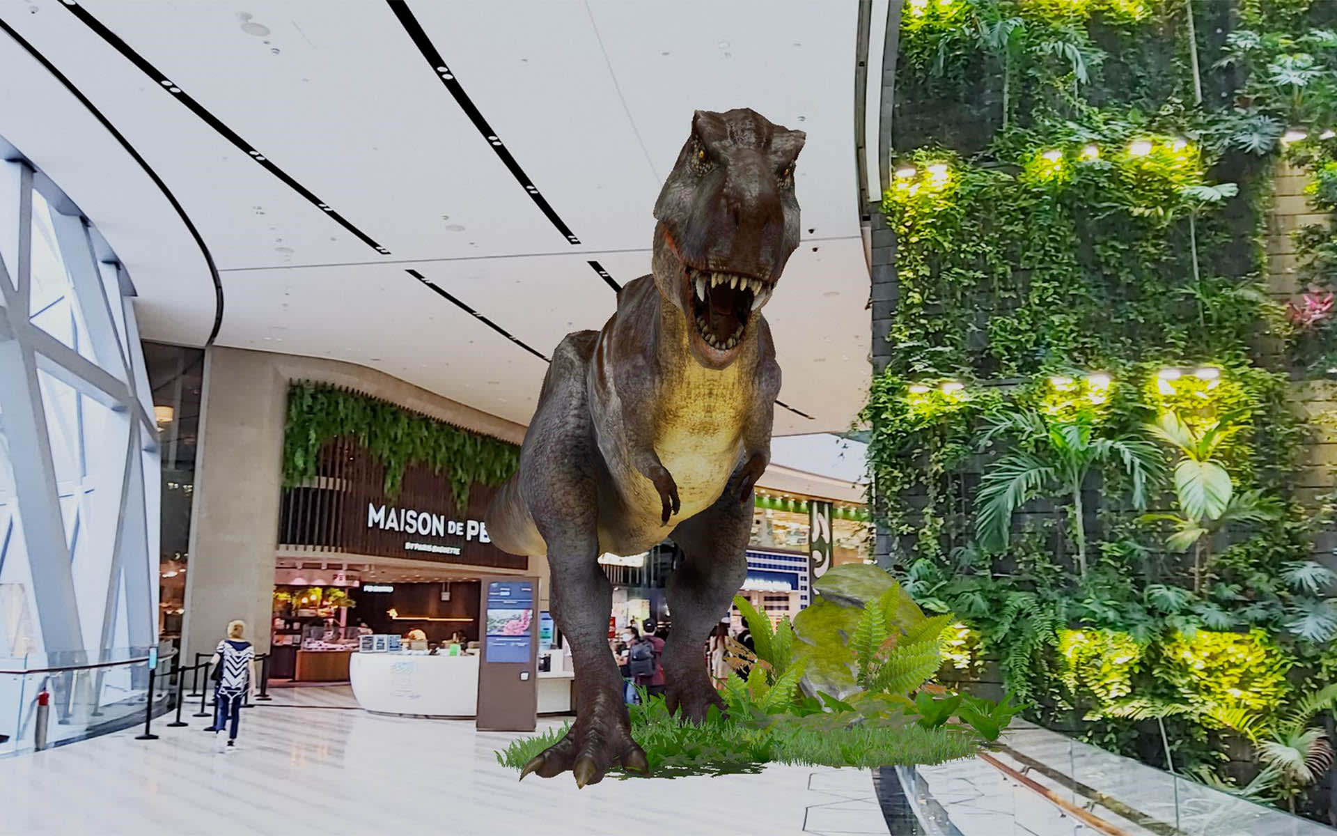 Get Up Close With Dinosaurs At Jewel Changi Airport With This New Immersive AR Game