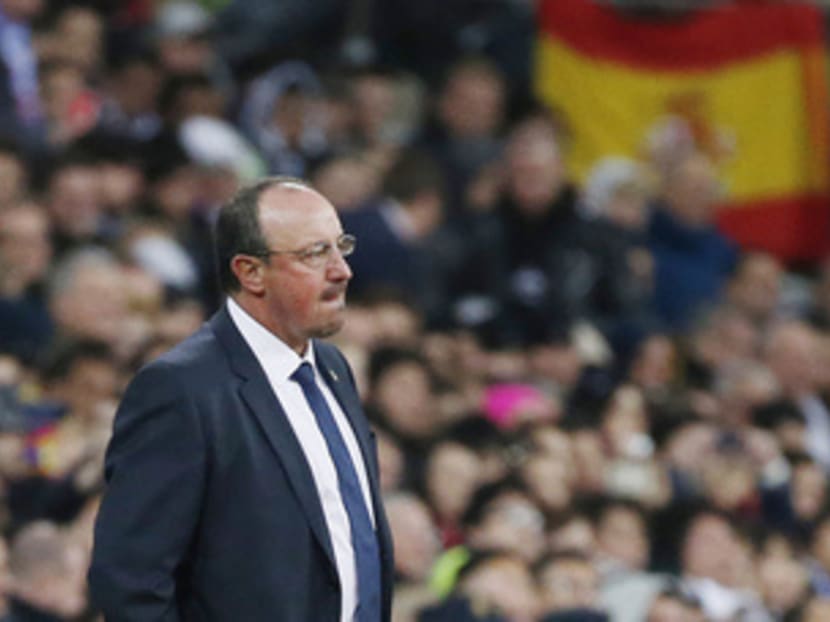Real Madrid club president Florentino Perez believes that coach Rafael Benitez (picture) has the ability to help the team surmount its struggles. Photo: Reuters