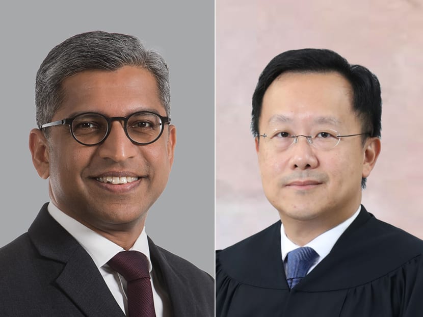 Deputy Attorney-General Hri Kumar Nair (left) has been appointed a High Court judge with effect from Jan 2, 2023 and Justice Ang Cheng Hock (right) has been appointed Deputy Attorney-General for a two-year term from Oct 1, 2022.