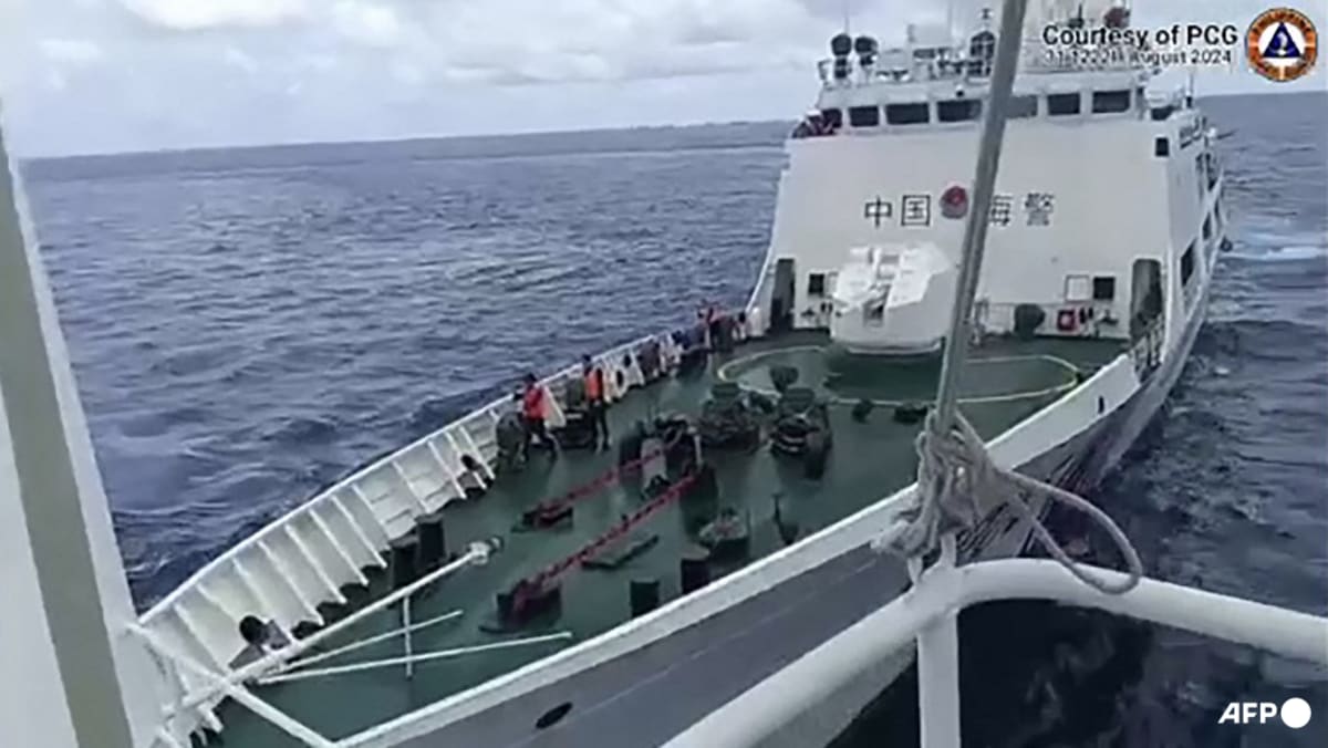 Chinese coast guard says Philippine ship rammed Chinese vessel in South China Sea