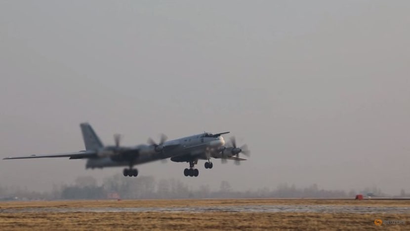 Russia flies strategic bomber planes near Japan as its PM visits Ukraine Russia flies strategic bomber planes near Japan as its PM visits Ukraine