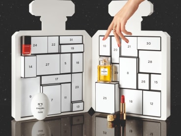 This S$1,150 advent calendar is shaped like a giant Chanel perfume bottle