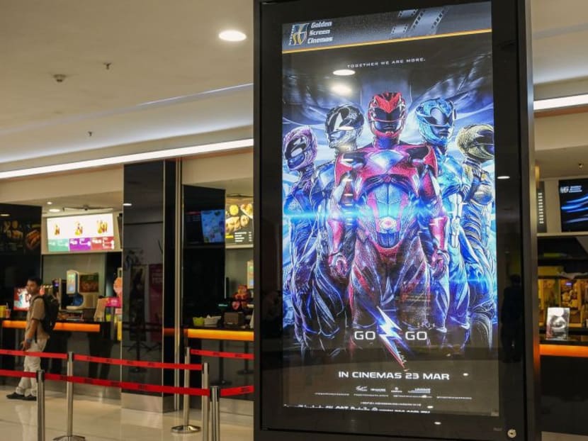 'Power Rangers’ poster at a cinema in Kuala Lumpur on March 22, 2017. Photo: Malay Mail Online