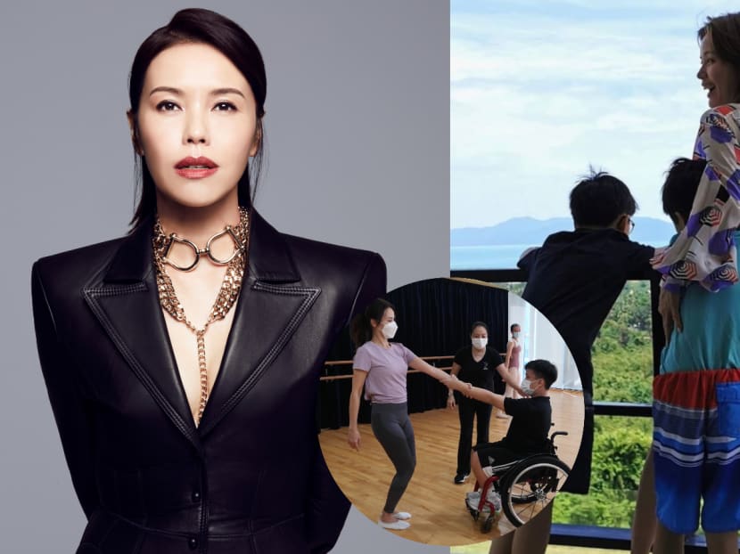 Ah Jie will be teaming up with fellow Star Search champ Zhang Zetong and a President’s Challenge beneficiary to present a wheelchair dance item this weekend.