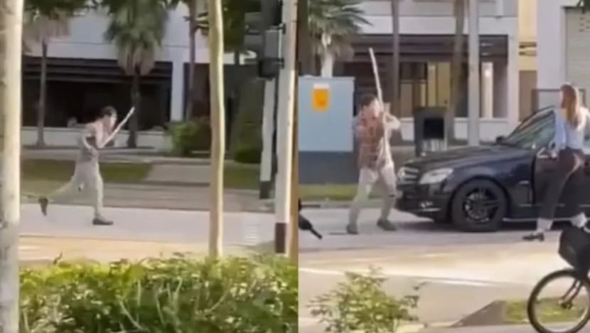  Video lelaki bersenjata pedang di Sumang Lane sebahagian adegan drama Saluran 8