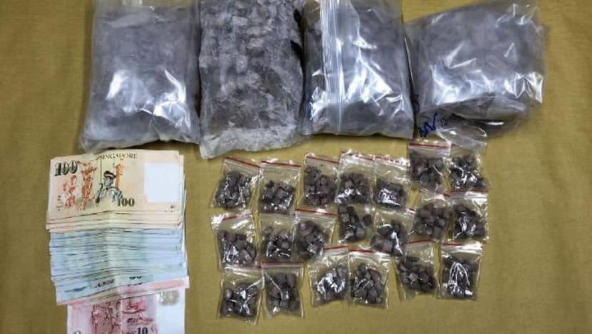 Nearly S$200,000 worth of drugs seized, 5 suspects arrested 
