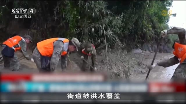 连日来袭击中国广东省强降雨 已致11人失踪