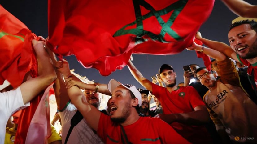Arabs cheer Morocco as it becomes last Arab team in World Cup Arabs cheer Morocco as it becomes last Arab team in World Cup
