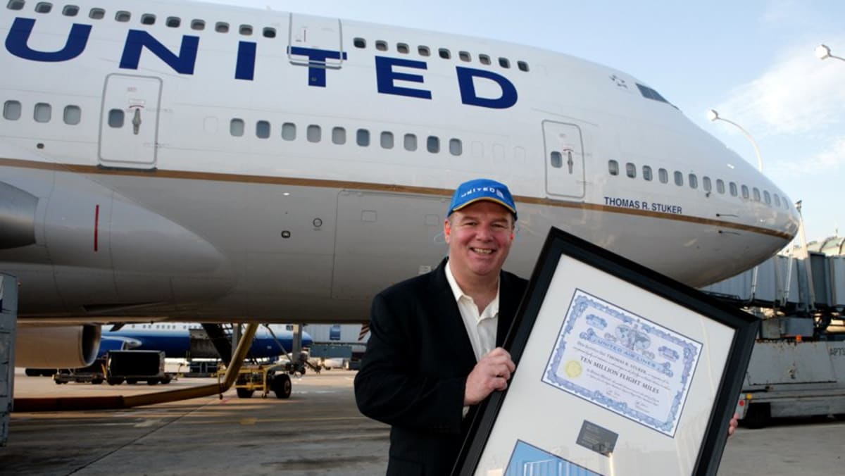 World’s most frequent flier racks up more than 23 million miles after buying United Airlines lifetime pass World’s most frequent flier racks up more than 23 million miles after buying United Airlines lifetime pass