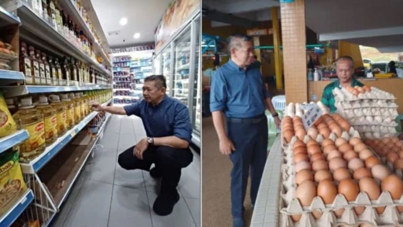 Menteri Perdagangan M'sia buat lawatan mengejut ke pasar, kedai runcit untuk tinjau kekurangan bekalan telur