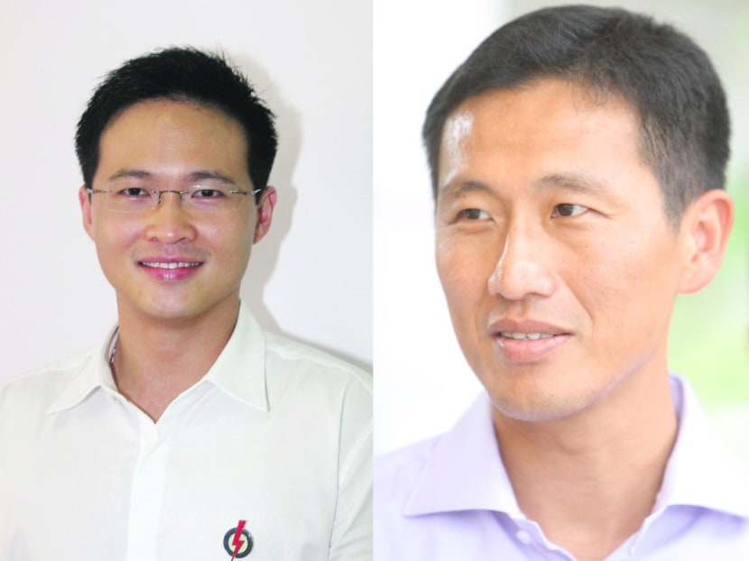 Mr Desmond Choo and Mr Ong Ye Kung. TODAY file photo