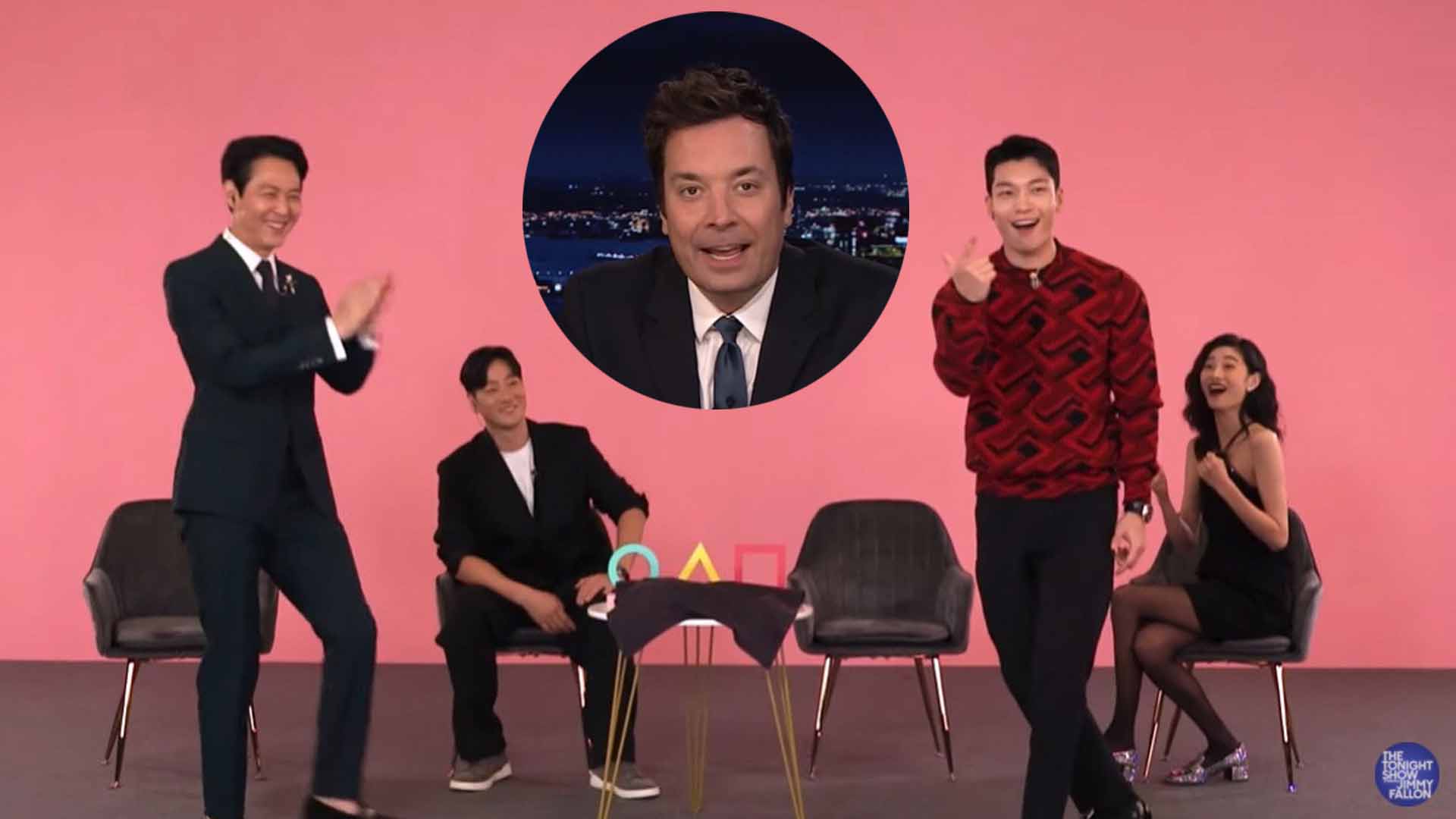 Watch The Squid Game Cast Play Children's Games On The Tonight Show  Starring Jimmy Fallon - 8 Days