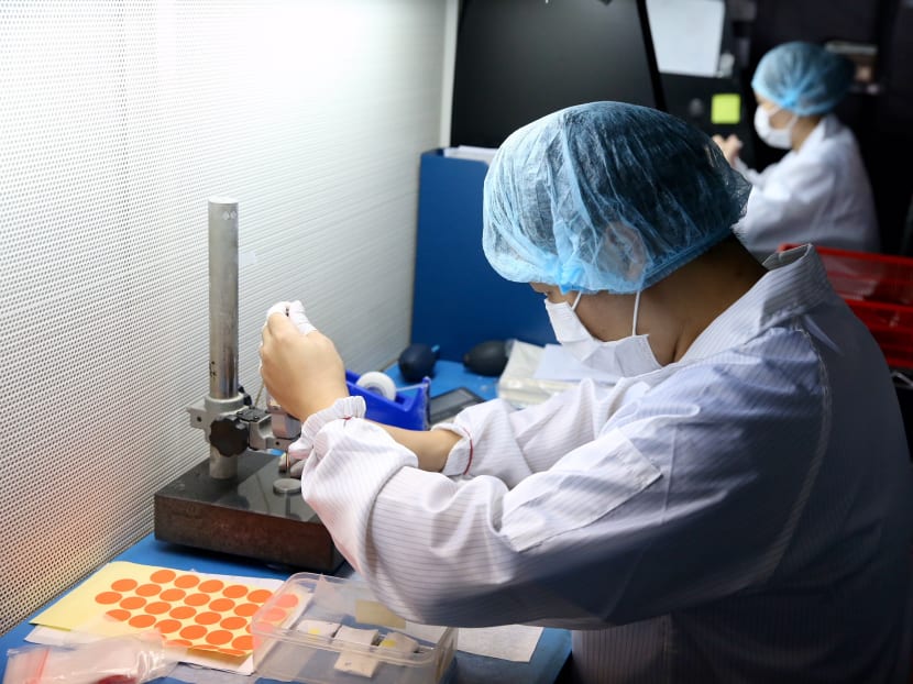 Wavelength has invested about S$5 million in technology and R&D, of which S$1 million was spent on an 80sqm laboratory and a dedicated in-house clean room, which provides a controlled environment for research. Photo: Koh Mui Fong/TODAY