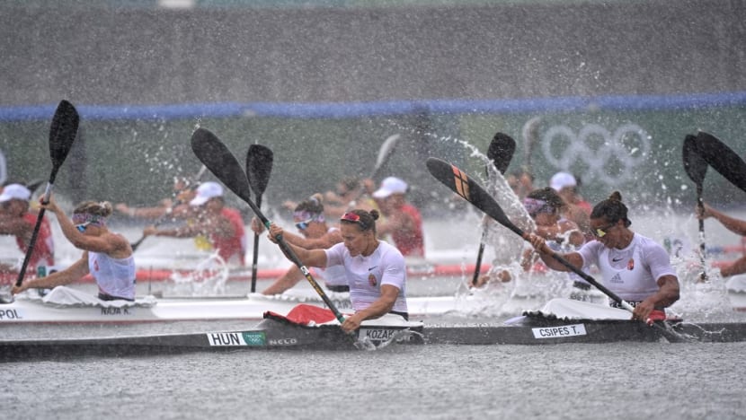 Canoe sprint: Hungary win women's kayak four 500m gold Canoe sprint: Hungary win women's kayak four 500m gold