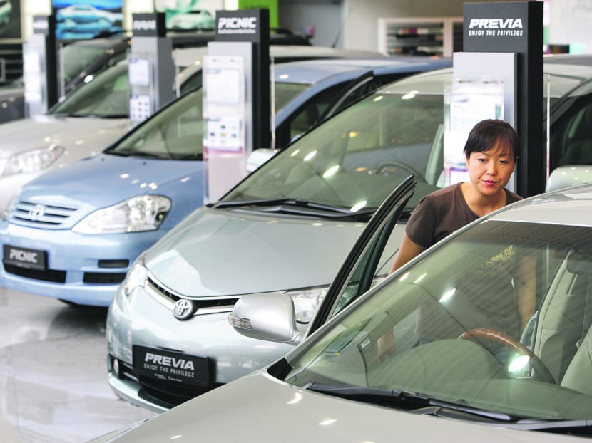 Singapore's car population is at a five-year low. Photo: Bloomberg