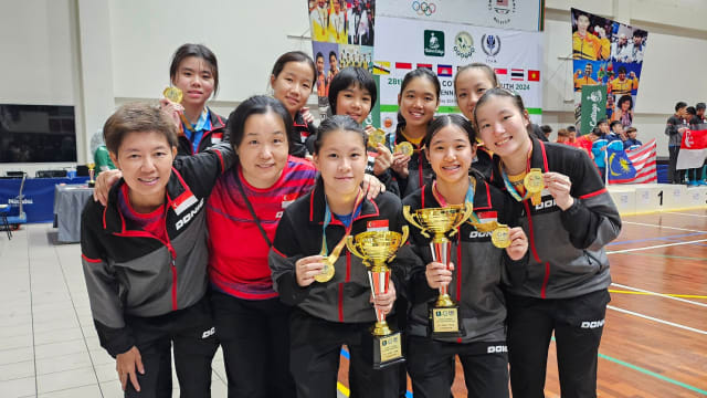 我国在东南亚青少年乒乓赛夺两金