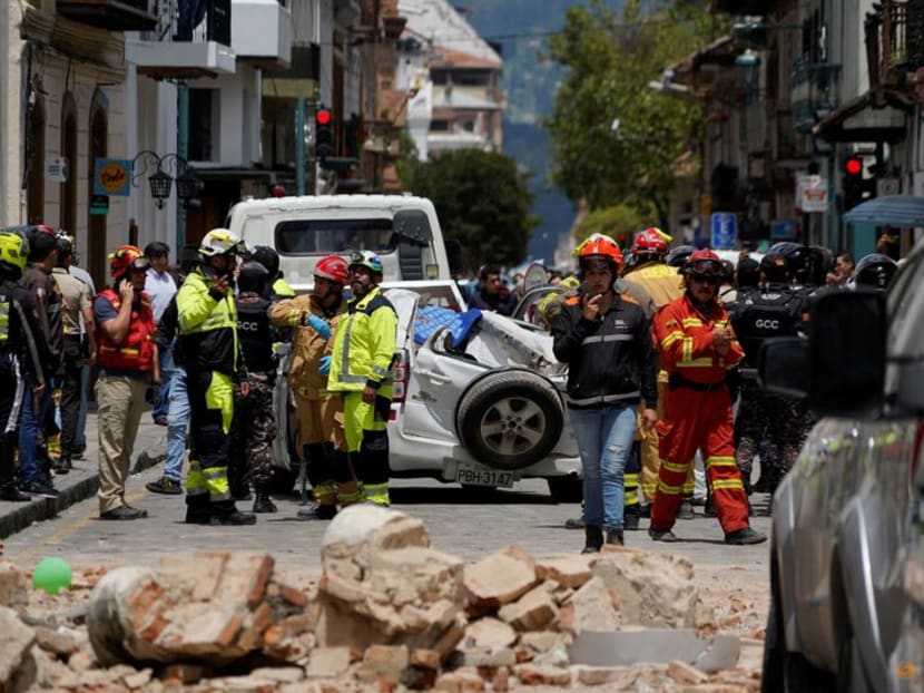 Magnitude 6.8 earthquake shakes Ecuador, at least 13 deaths reported Magnitude 6.8 earthquake shakes Ecuador, at least 13 deaths reported