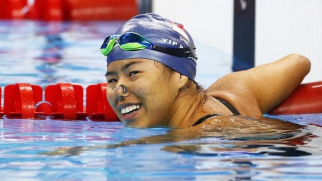 残泳世界系列新加坡站 叶品秀无缘100米仰泳奖牌