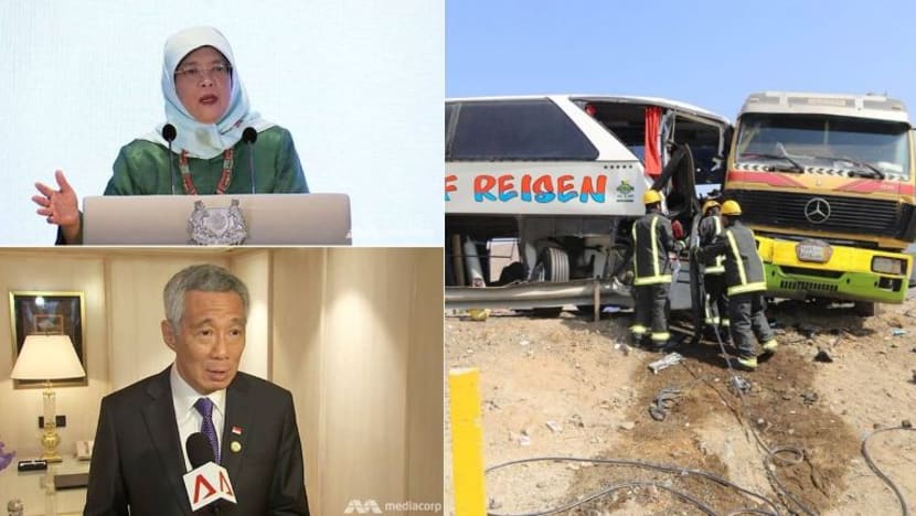 Tragedi jemaah umrah S'pura: Presiden Halimah, PM Lee lahir rasa sedih, simpati