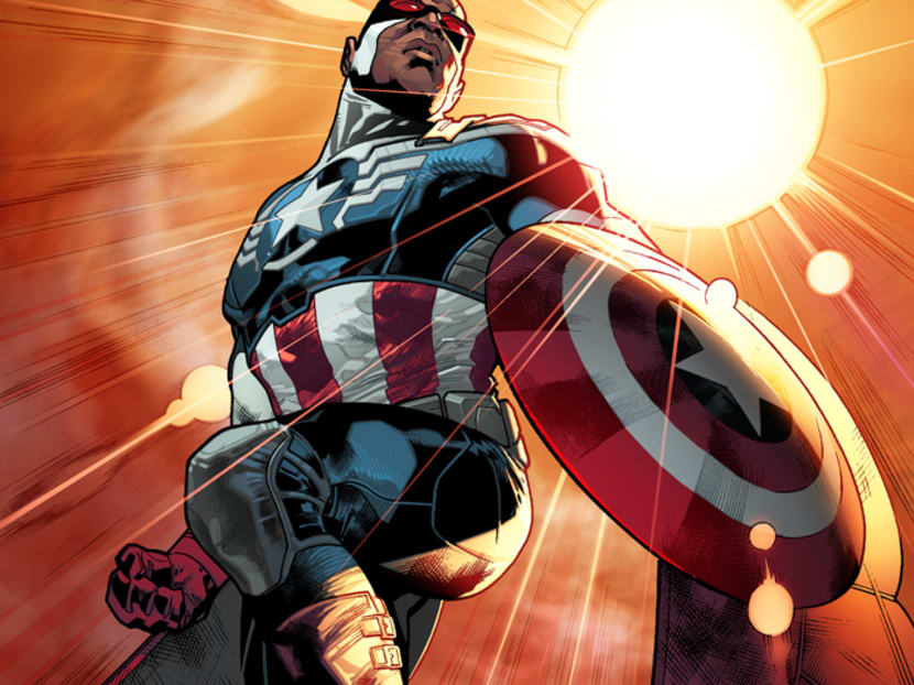 Marvel shows off superhero Sam  Wilson. Photo: AP