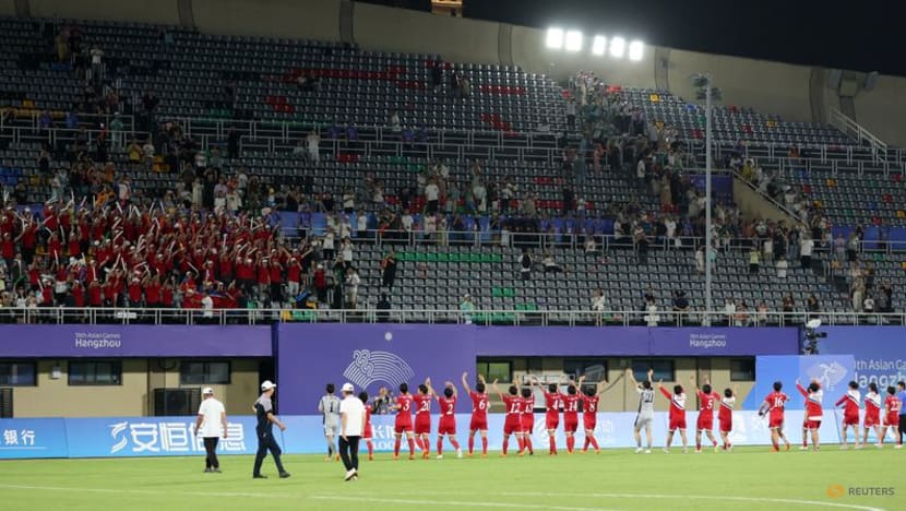 Games-Late burst gives North Korea big win over South in Asian Games
