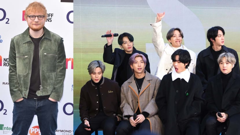 Ed Sheeran Pens New Tune For BTS — It's His Second Ed Sheeran Pens New Tune For BTS — It's His Second