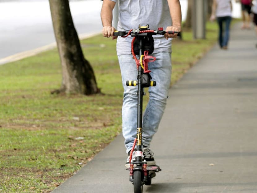 Since the ban took effect, e-scooter accidents along public paths have fallen by about 30 per cent, Dr Lam Pin Min said. Since the ban took effect, e-scooter accidents along public paths have fallen by about 30 per cent, Dr Lam Pin Min said.