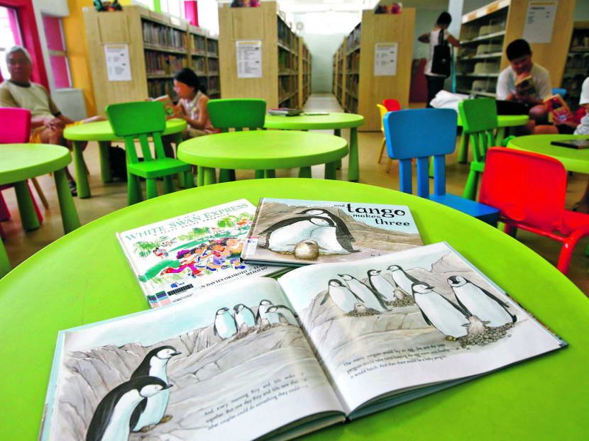 And Tango Makes Three and The White Swan Express were removed from the National Library’s shelves. Photo: Wee Teck Hian
