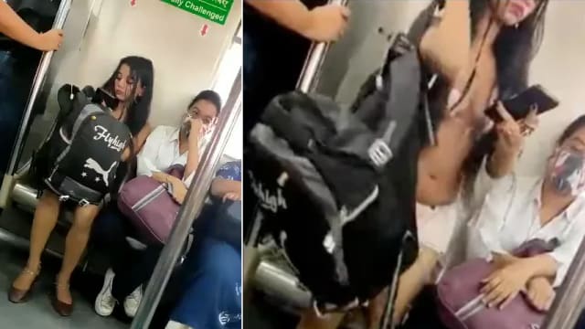穿泰山装搭地铁引轰动 印度女子被劝勿伤害民众感受