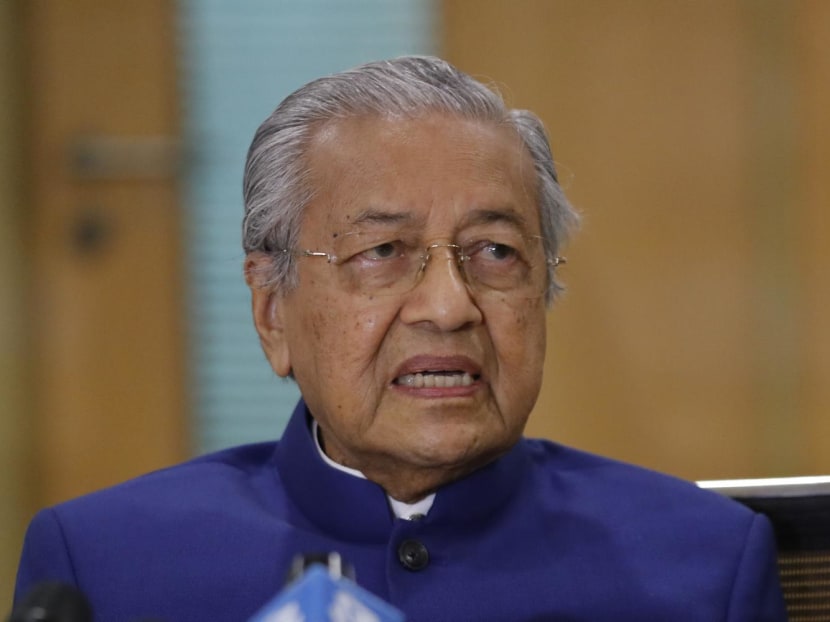 Malaysia's former prime minister Mahathir Mohamad, speaks at a press conference in Kuala Lumpur on Aug 7, 2020.